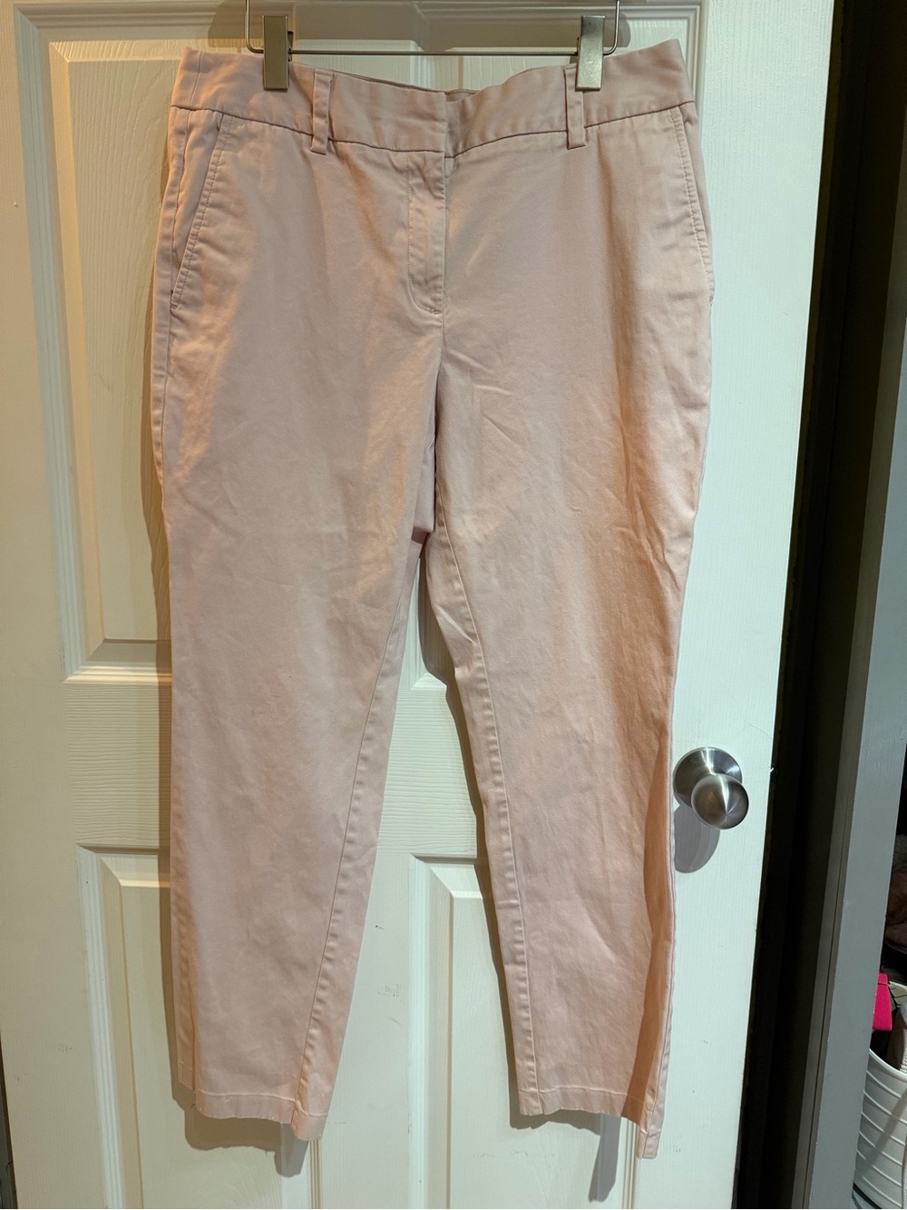 Lands' End Light Pink Cropped Chinos size 12